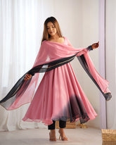 Trending Multi Color Pure Georgette Anarkali